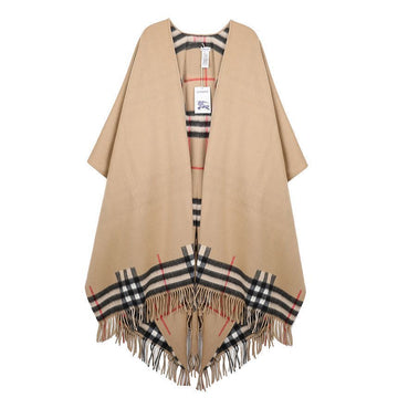 BURBERRY Wollcashmere-Cape mit Karomuster 71340288 [P]