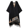 BURBERRY チェックウールカシミヤケープ 8078451 68493869 [P]