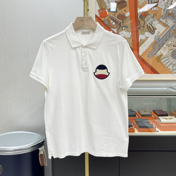 Moncler Three Color Logo Polo Shirt White L 160498098 [P]