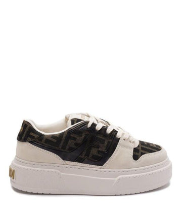 Fendi Match Suede Low-top Platform Sneakers 151056070 [P]