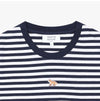 Maison Kitsune Baby Fox Patch Stripe Cropped Women's T-Shirt 155989139 [P]
