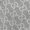 Gucci Wool Silk Scarf 165904 3G646 1400 Gray Two-Tone 149952588 [P]