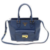 Prada Blue Saffiano Soft Calfskin Pocket 2WAY 1BA189 160501299 [P]