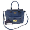 Prada Blue Saffiano Soft Calfskin Pocket 2WAY 1BA189 160501299 [P]