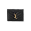 Saint Laurent Wallet Monogram Matelassé Gold Small Women Card Holder 149289568 [P]