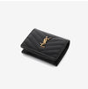 Saint Laurent Wallet Monogram Matelassé Gold Small Women Card Holder 149289568 [P]
