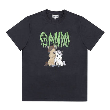 GANNI Kurzarm T-Shirt 155629116 [P]