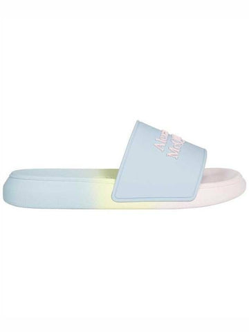 ALEXANDER MCQUEEN ロゴパッチスリッパ 133032893 [P]