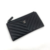 CHANEL キャビアジッパーポーチ長財布 160533747 [P]