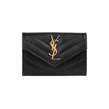 SAINT LAURENT 女性用小型マトラッセ財布 160534280 [P]
