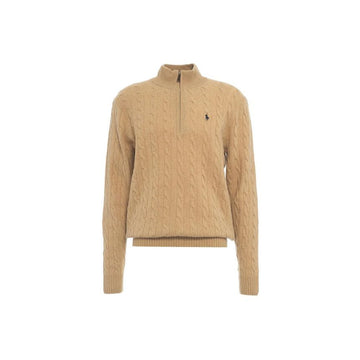 Polo Ralph Lauren Knit Half-Zip Cable with Pony Embroidery Brown 160545071 [P]