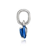 PANDORA Charm 793042C02 Mini-Pendant in Blau Chakra Herz Silber für Frauen 136078618 [P]