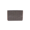 GOYARD Clutch Bag aus schwarzem Canvas mit Kettenschultergurt 160555817 [P]