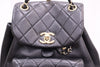 CHANEL Duma Einsteck Small Rucksack Schwarz AS2908 160558236 [P]