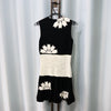 ALEXANDER MCQUEEN Intarsien-Blumenstrick Mini Kleid S 160562677 [P]