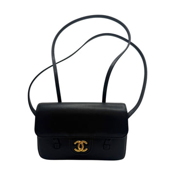 CHANEL Caviar Preppy Coco Mini Shoulder Bag Black Gold AP5068 160563883 [P]
