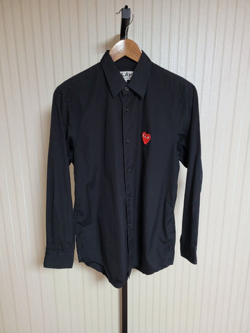 Comme Des Garcons Black Red Patch Men's Shirt AZ-B002 160572103 [P]