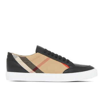 Burberry House Check and Leather Sneakers (8057508) 150552655 [P]