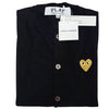 COMME DES GARCONS カーディガン ゴールドワッペン AX N049 051 1 ブラック 160601177 [P]