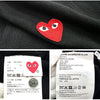 COMME DES GARCONS Cardigan mit rotem Aufnäher AX N007 051 1 SCHWARZ 160601180 [P]