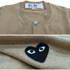 Comme Des Garcons Cardigan Black Patch AX N023 051 3 Beige 160601182 [P]
