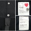 COMME DES GARCONS ダブルハート カーディガン AX N057 051 1 ブラック 160601183 [P]