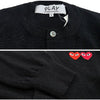 COMME DES GARCONS ダブルハート カーディガン AX N057 051 1 ブラック 160601183 [P]