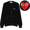 Comme Des Garcons V-Neck Cardigan Red Patch AX N008 051 1 160601185 [P]