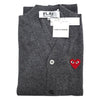Comme Des Garcons V-Neck Cardigan Red Patch AX N008 051 3 GREY 160601186 [P]