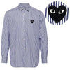 COMME DES GARCONS Gestreiftes Hemd Blackheart NX B018 051 1 BLUE 160601190 [P]