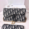 Dior Saddle Small Chain Pouch Wallet WOC Bag S5614CTZQ_M928 160601870 [P]
