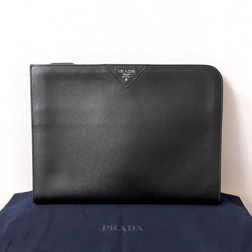 PRADA Saffiano Clutch Tasche Schwarz 2VN003 160601952 [P]