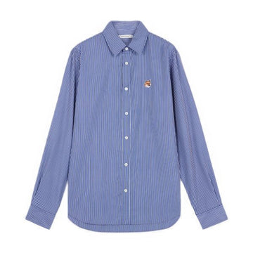 MAISON KITSUNE Gestreiftes Hemd (MM00411WC2046-S481) 75927926 [P]