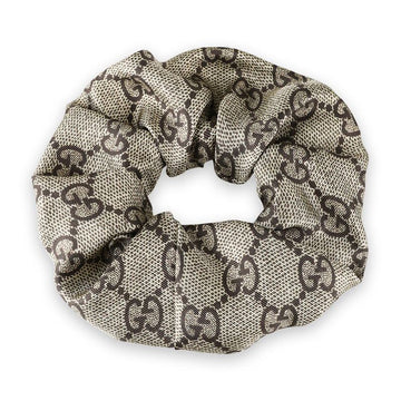 GUCCI 女性ロゴパターンファブリックスクランチ（ベージュ） 856275 3G001 9764 150735820 [P]