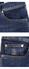 Brunello Cucinelli Men's Traditional Fit Denim Pants 151636412 [P]