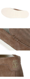 Brunello Cucinelli Men's Chevron Effect Suede Loafers 151764111 [P]
