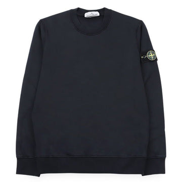 STONE ISLAND Herren Wappen Patch Baumwoll Fleece Sweatshirt (Navy) L2S15 6100060 S0051 V0020 158643272 [P]