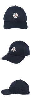 MONCLER Wappen-Patch Baumwolle Baseballmütze 159044252 [P]