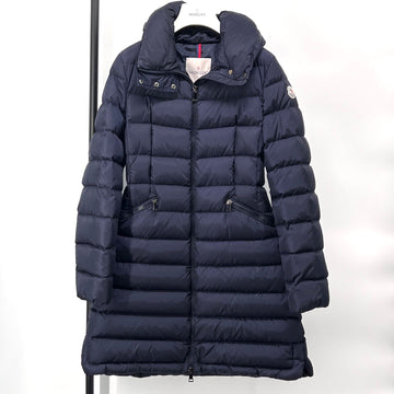 MONCLER Damen Long Padded Mantel Navy 160614512 [P]
