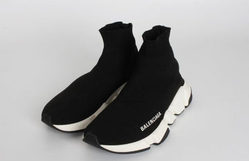 BALENCIAGA Speedrunner Sneakers Oreo 35 160614553 [P]