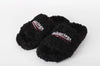 Balenciaga Wave Logo Fur Shearling Slippers 37(240) 160614623 [P]