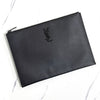 SAINT LAURENT モノグラムレザー クラッチバッグ ブラック (453249) 160614646 [P]