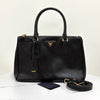 PRADA Saffiano Lux Tote Bag & Schultertasche Schwarz 160614673 [P]