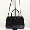 PRADA Saffiano Lux Tote Bag & Schultertasche Schwarz 160614673 [P]
