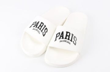 BALENCIAGA Paris Logo Slide Slipper 160614709 [P]
