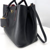Prada Saffiano Double Tote Bag & Shoulder Bag Black (B2756T) 160614767 [P]