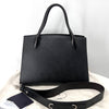 PRADA Saffiano Monochrom Tote- und Schultertasche Schwarz (1BA155) 160614804 [P]
