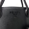 PRADA Saffiano Monochrom Tote- und Schultertasche Schwarz (1BA155) 160614804 [P]
