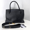 Prada Saffiano Monochrome Tote Bag & Shoulder Bag Black (1BA155) 160614828 [P]