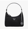 PRADA Reedition 2005 Nylon Triangle Logo Mini Hobo Bag Schultertasche 160615724 [P]